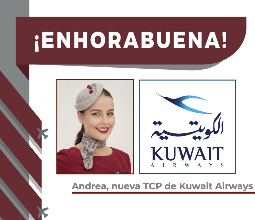 Andrea, nueva TCP de Kuwait Airways.