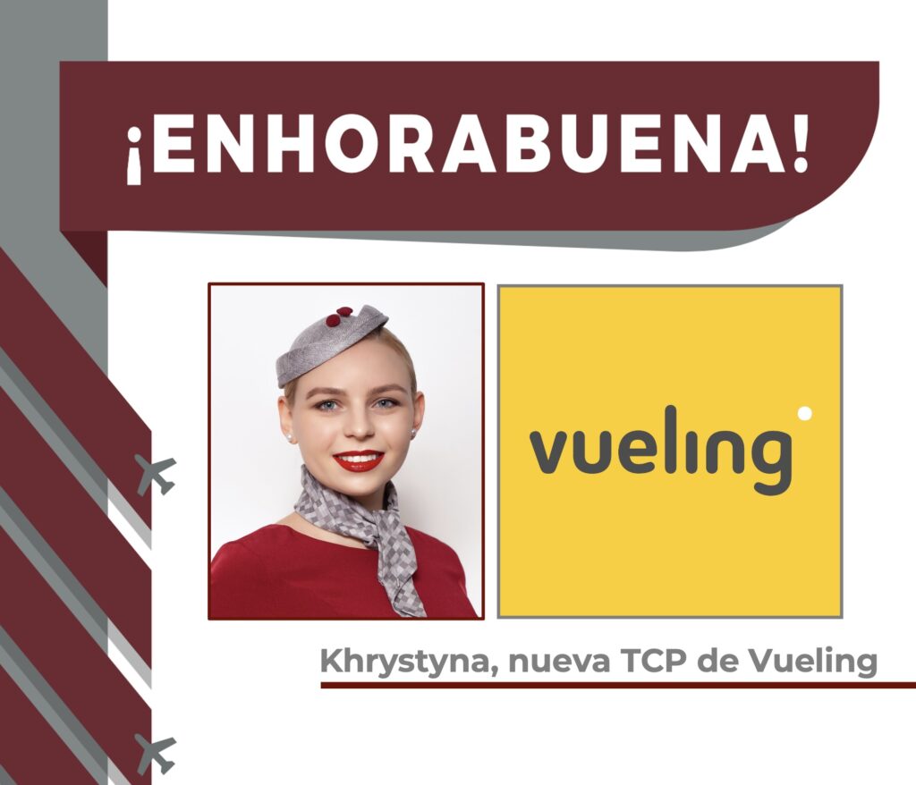 Khrystyna, nueva TCP de Vueling