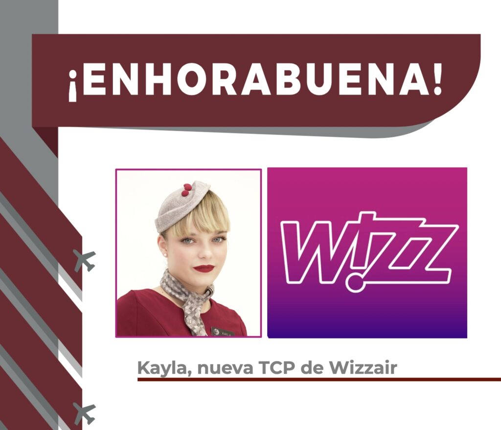 Kayla, nueva TCP de Wizzair