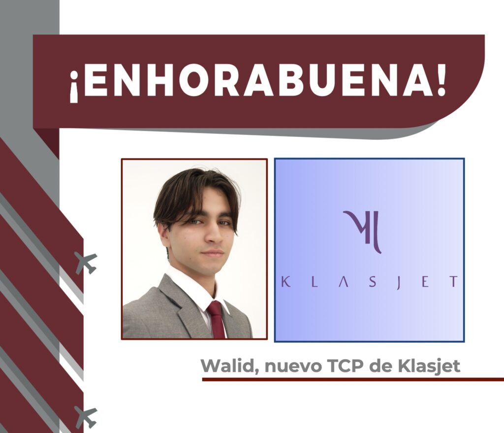 Walid, nuevo TCP de Klasjet.
