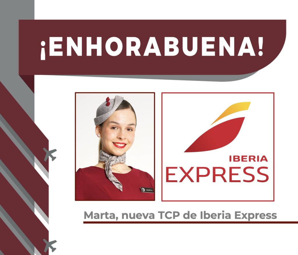 Marta, nueva TCP de Iberia Express