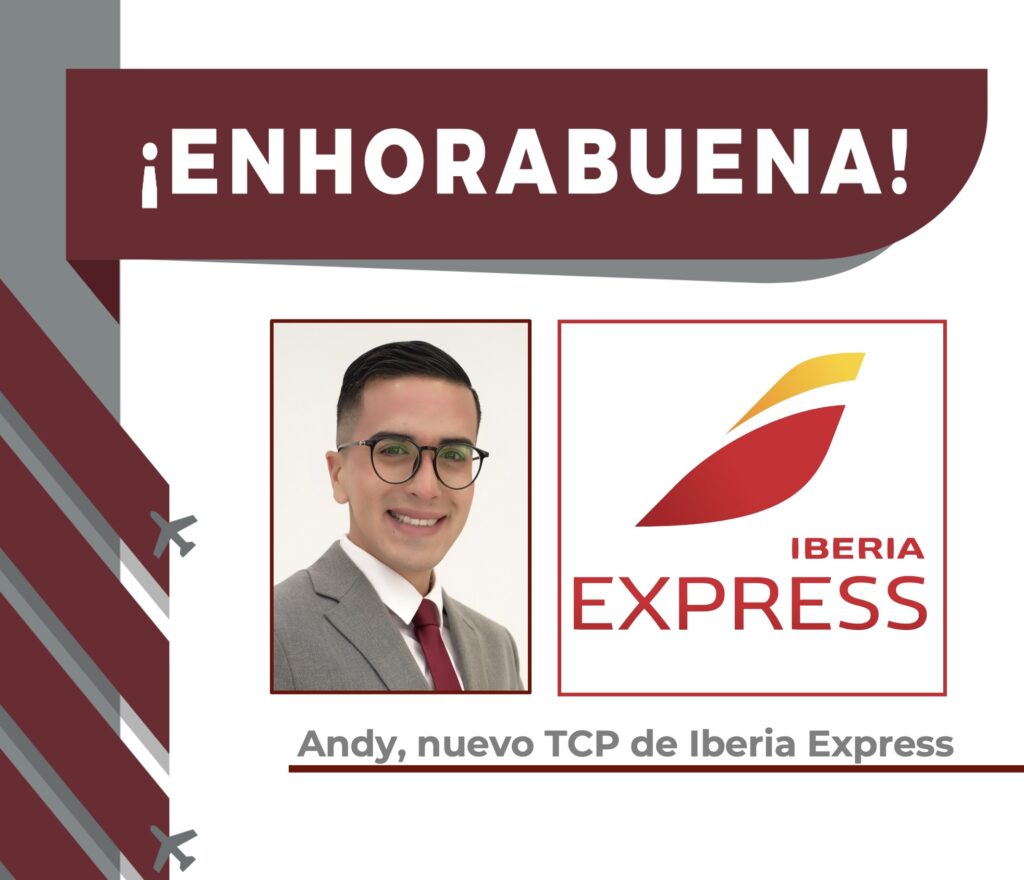 Andy, nuevo TCP de Iberia Express