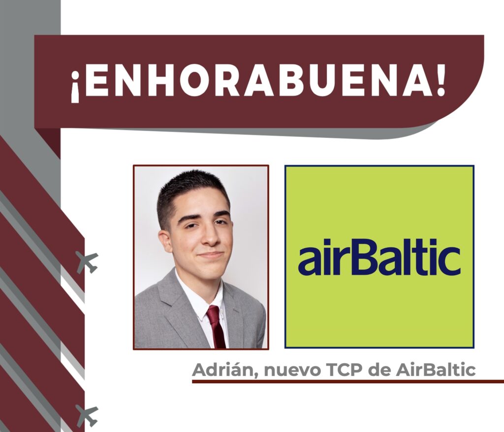 Adrián, nuevo TCP de Air Baltic